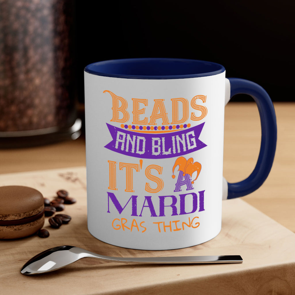 beads and bling its a mardi gras thing 51#- mardi gras-Mug / Coffee Cup