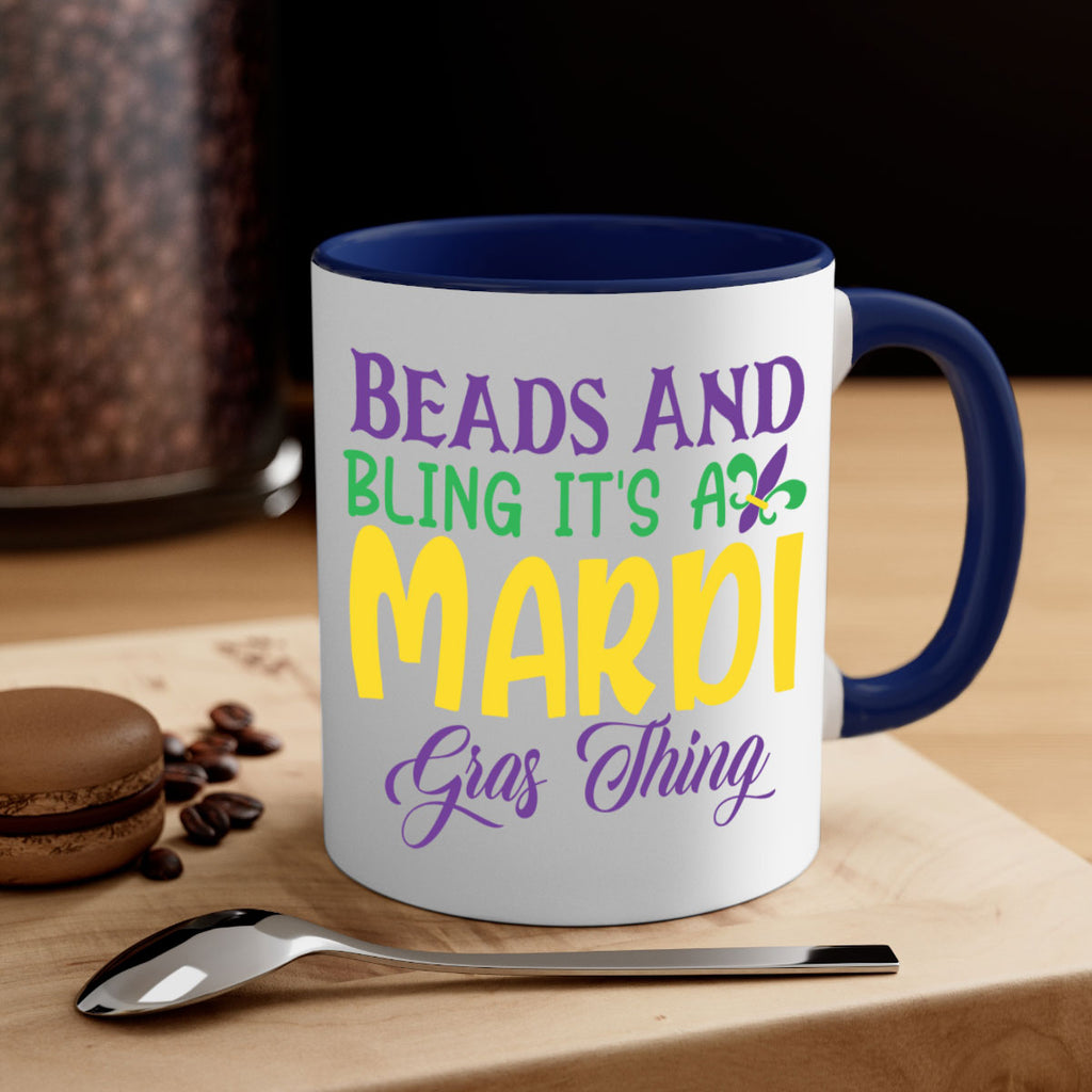 beads and bling its a mardi gras thing 86#- mardi gras-Mug / Coffee Cup