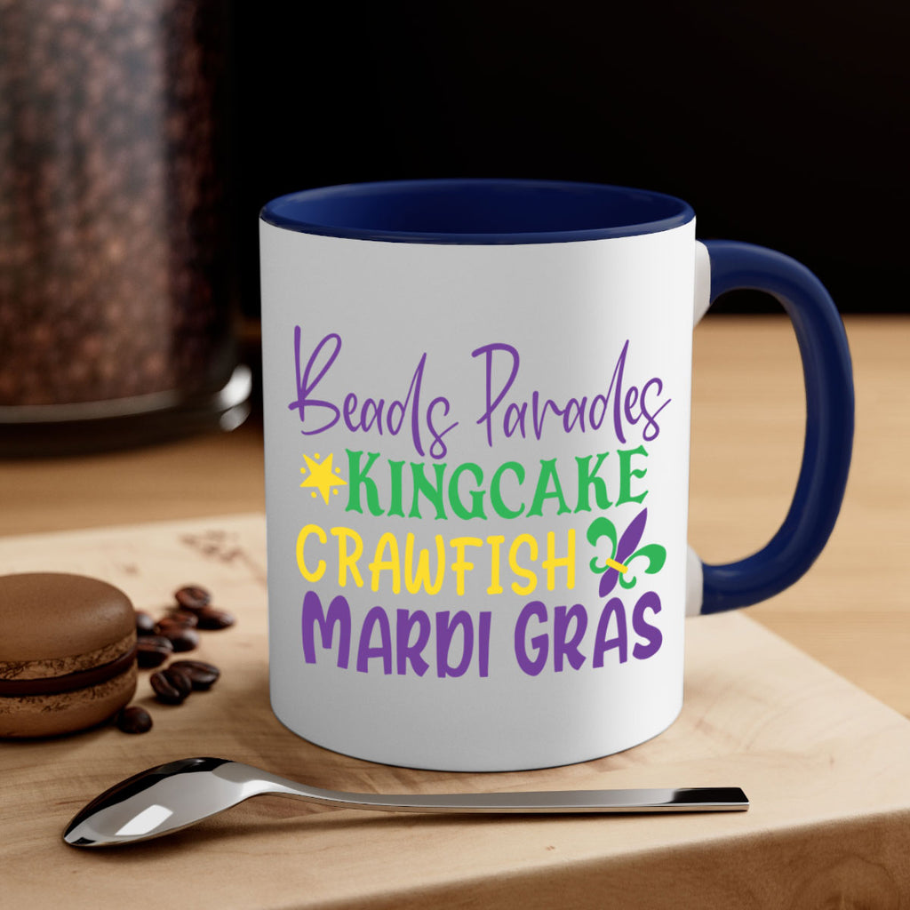 beads parades kingcake crawfish mardi gras 85#- mardi gras-Mug / Coffee Cup