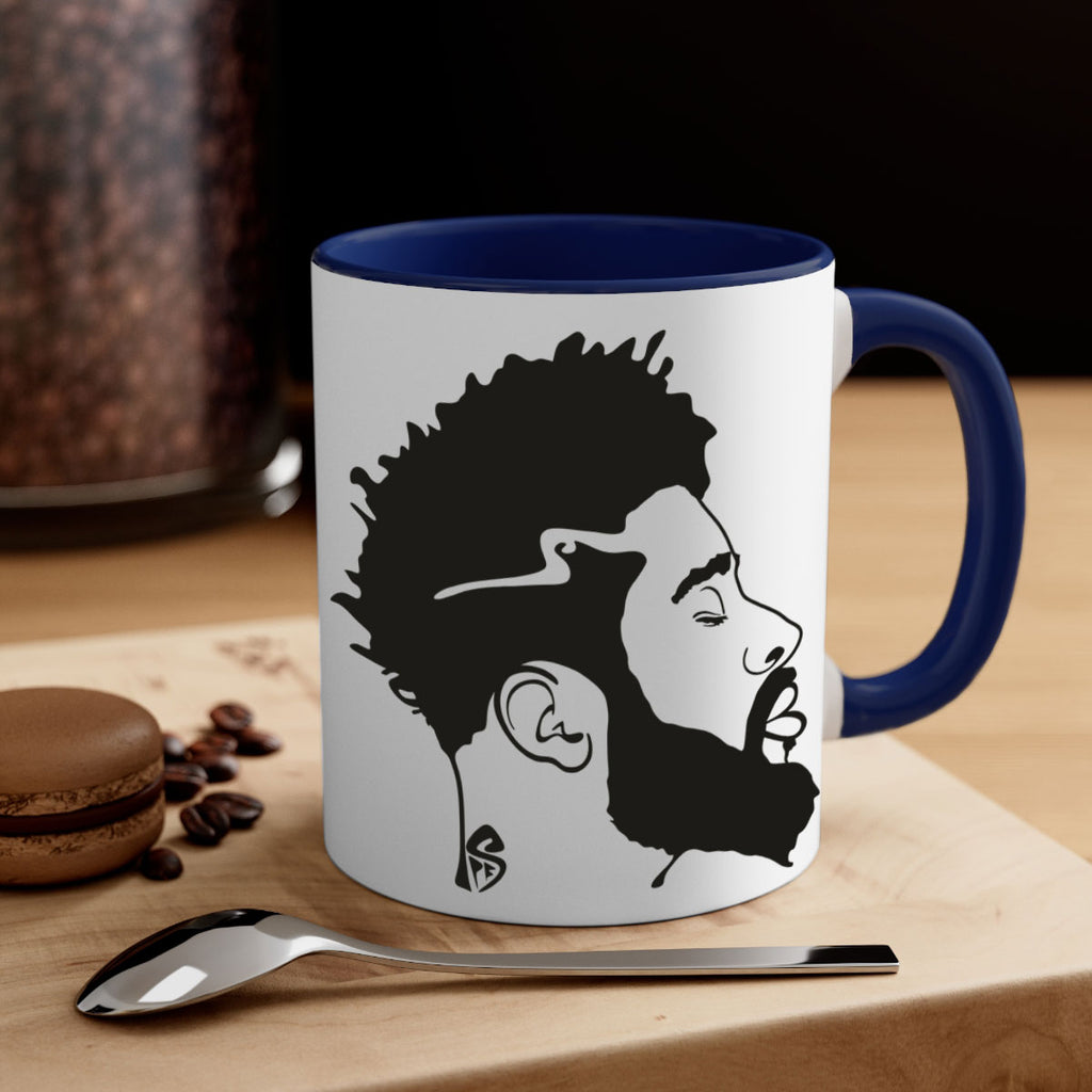 beardman 59#- Black men - Boys-Mug / Coffee Cup