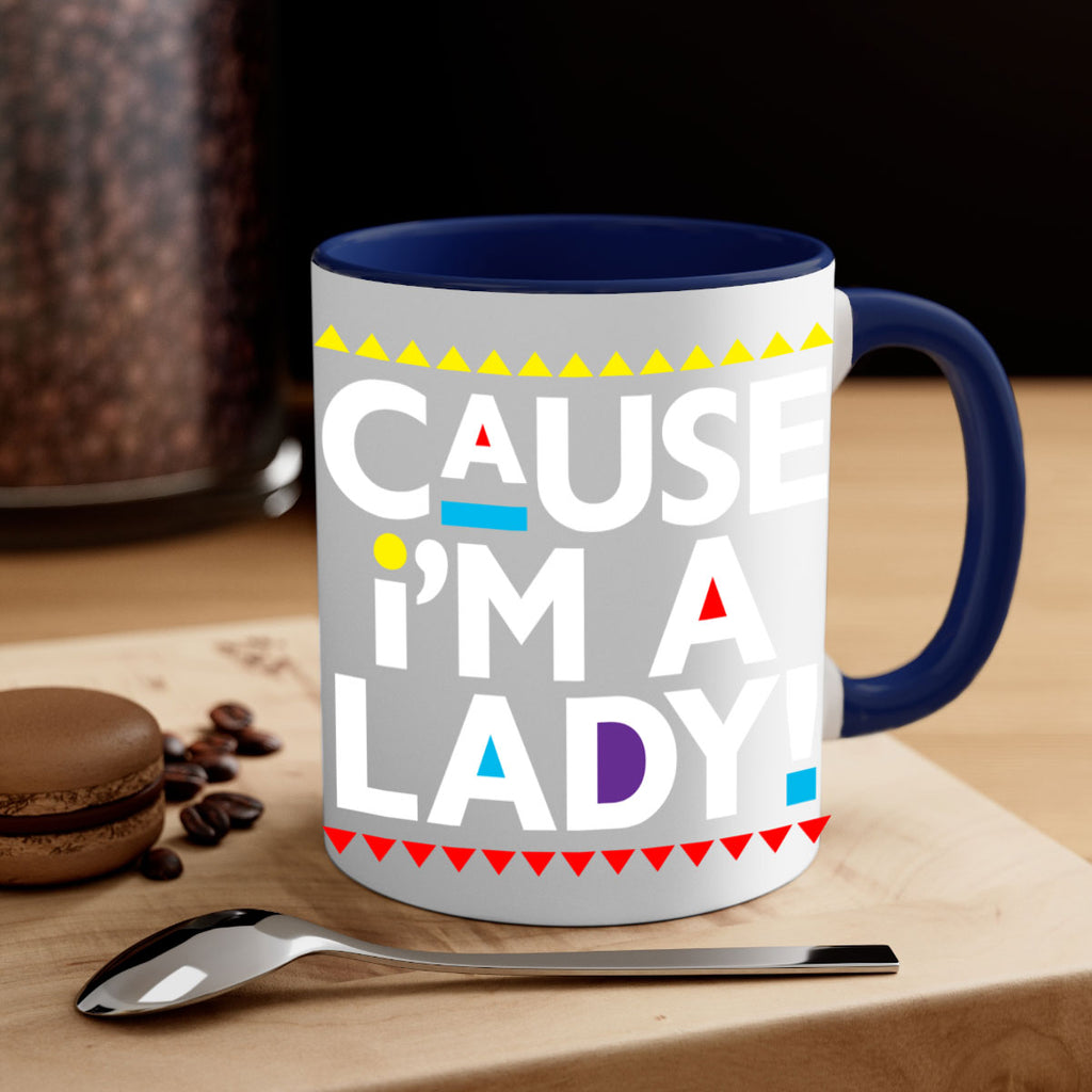 causeimalady 189#- black words - phrases-Mug / Coffee Cup