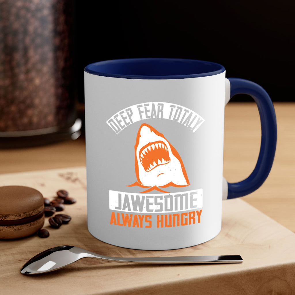 deep fear totaly jawesome always hungry Style 90#- Shark-Fish-Mug / Coffee Cup
