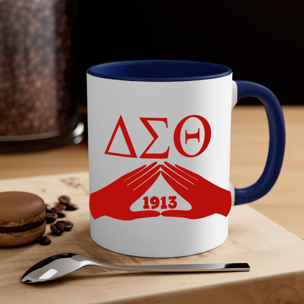 delta sigma theta 8#- black words - phrases-Mug / Coffee Cup