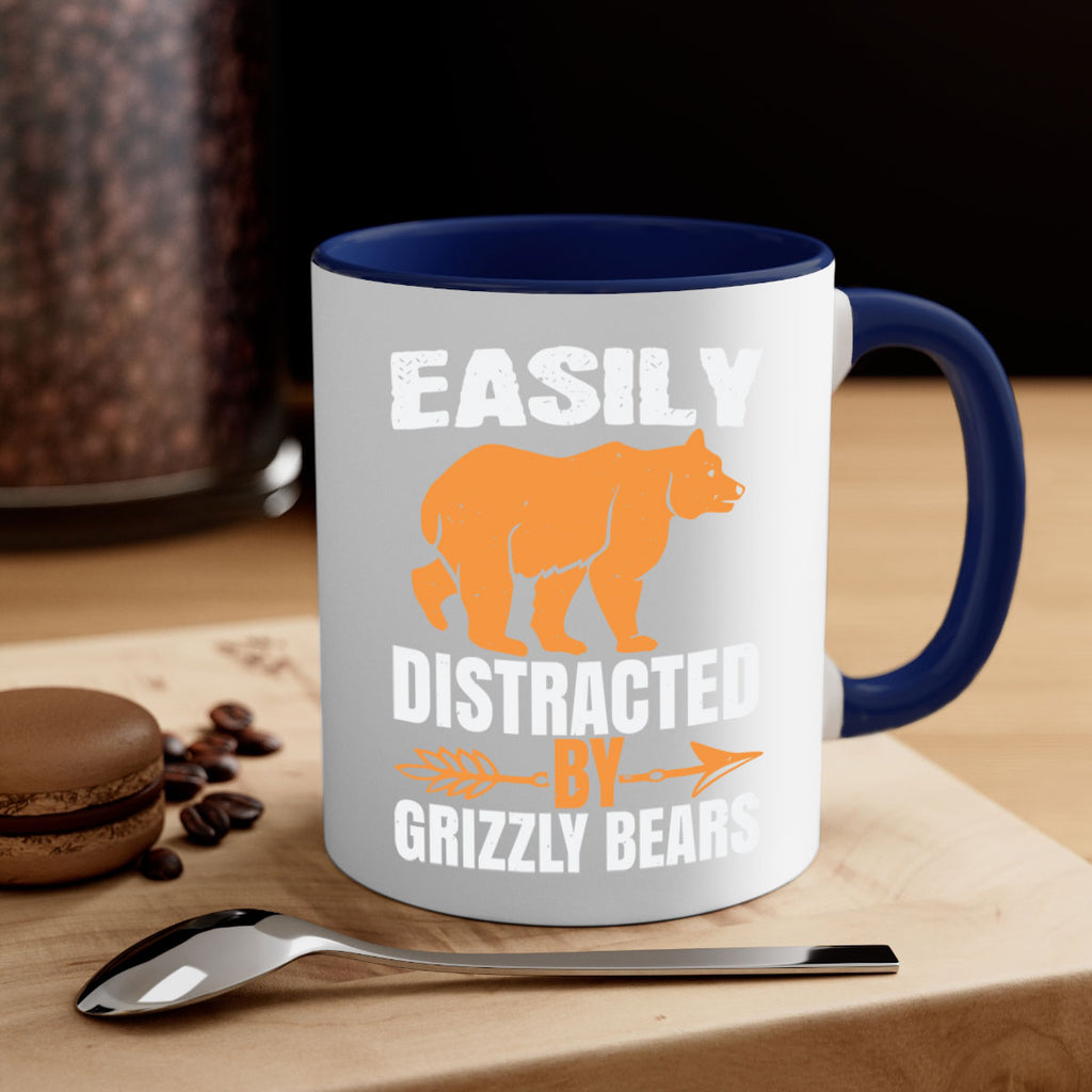 easily distracted by grizzly bears 1#- bear-Mug / Coffee Cup