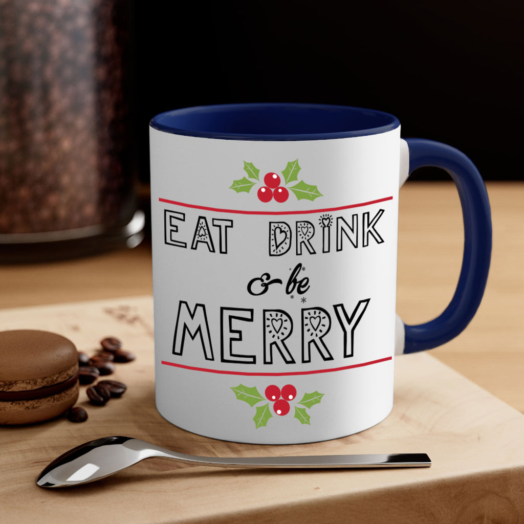 eat drink & be merry style 189#- christmas-Mug / Coffee Cup