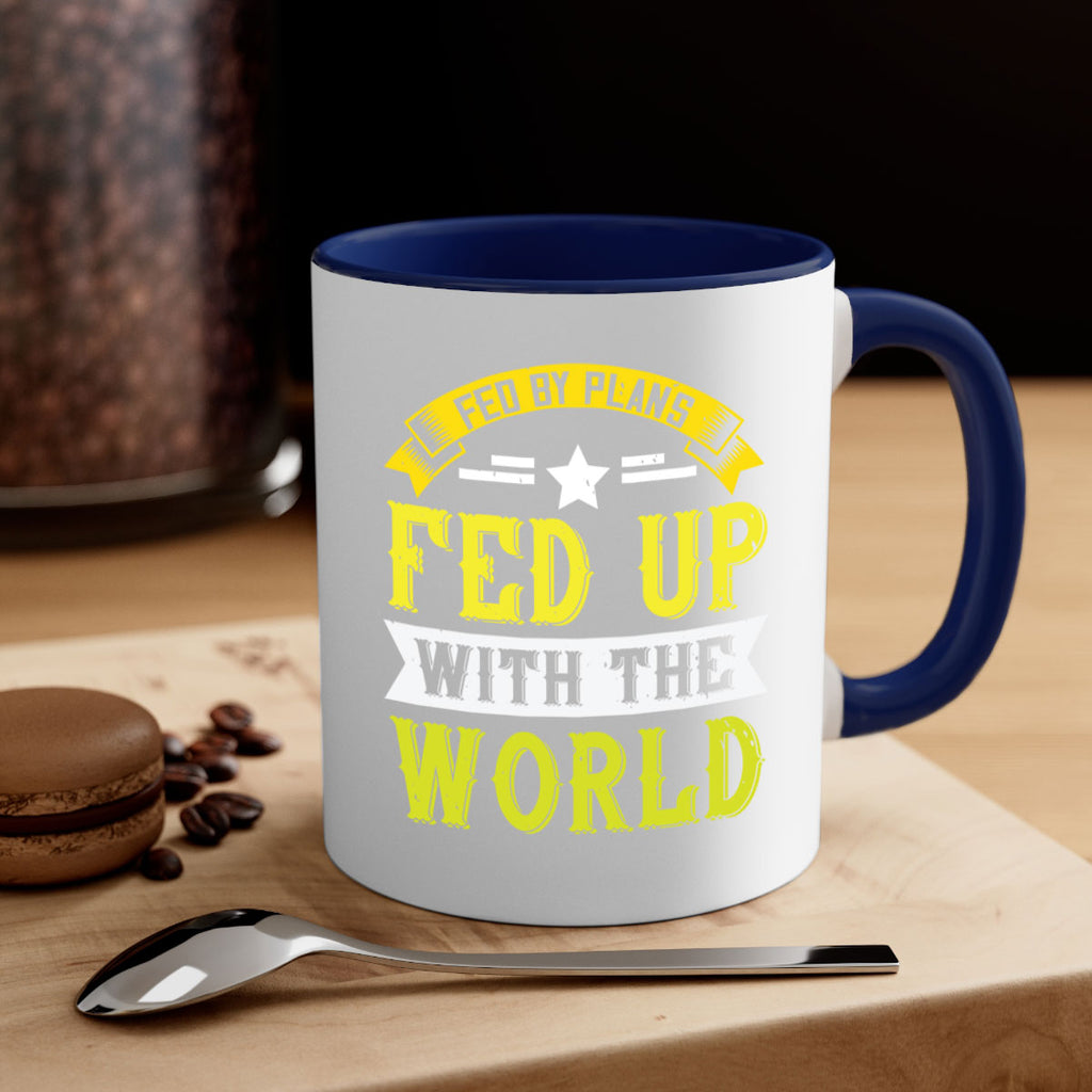 fed by plans fed up with the world 137#- vegan-Mug / Coffee Cup