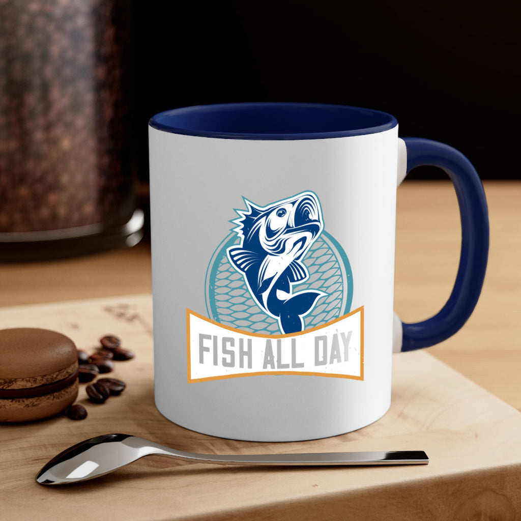 fish all day 277#- fishing-Mug / Coffee Cup