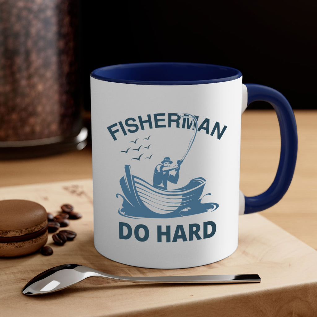 fisher man do hard 155#- fishing-Mug / Coffee Cup