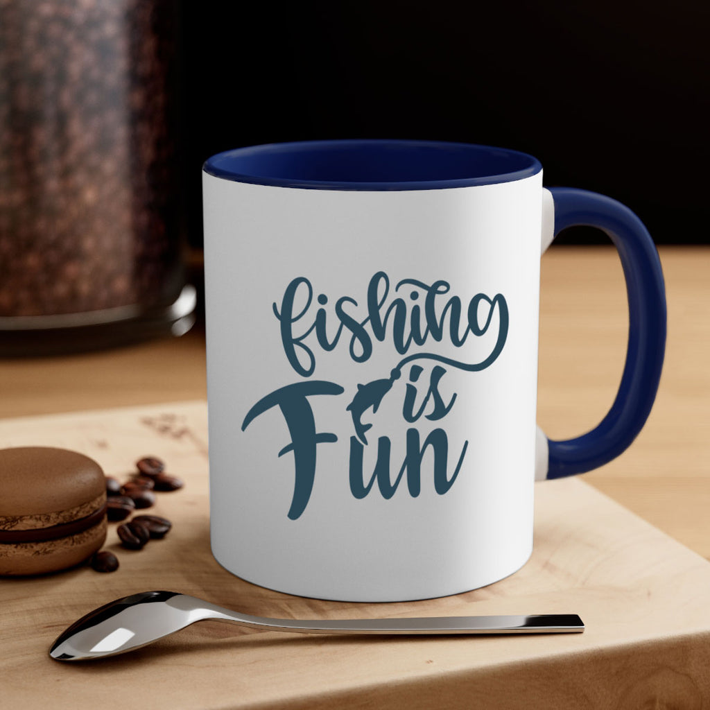 fishing is fun 147#- fishing-Mug / Coffee Cup