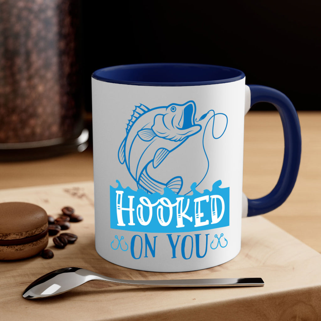 hooked on you 214#- fishing-Mug / Coffee Cup