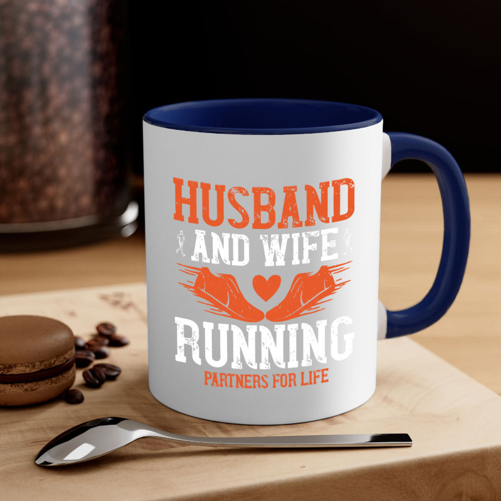 husband and wife running partners for life 41#- running-Mug / Coffee Cup