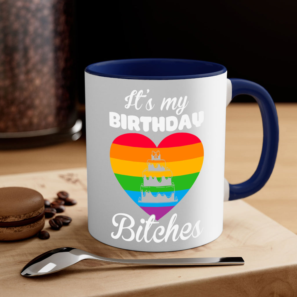 its my birthday lgbt happy lgbt 115#- lgbt-Mug / Coffee Cup