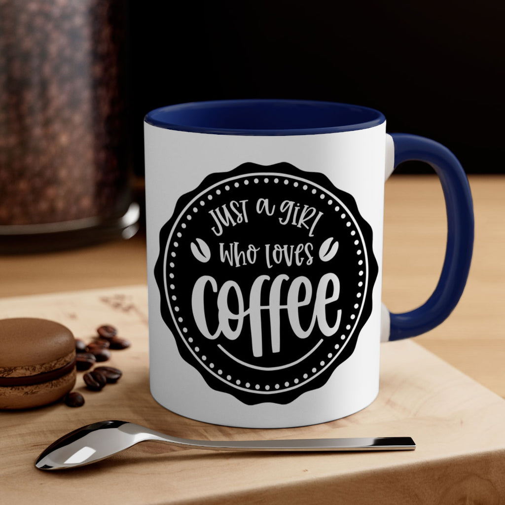 just a girl who loves coffee 85#- coffee-Mug / Coffee Cup