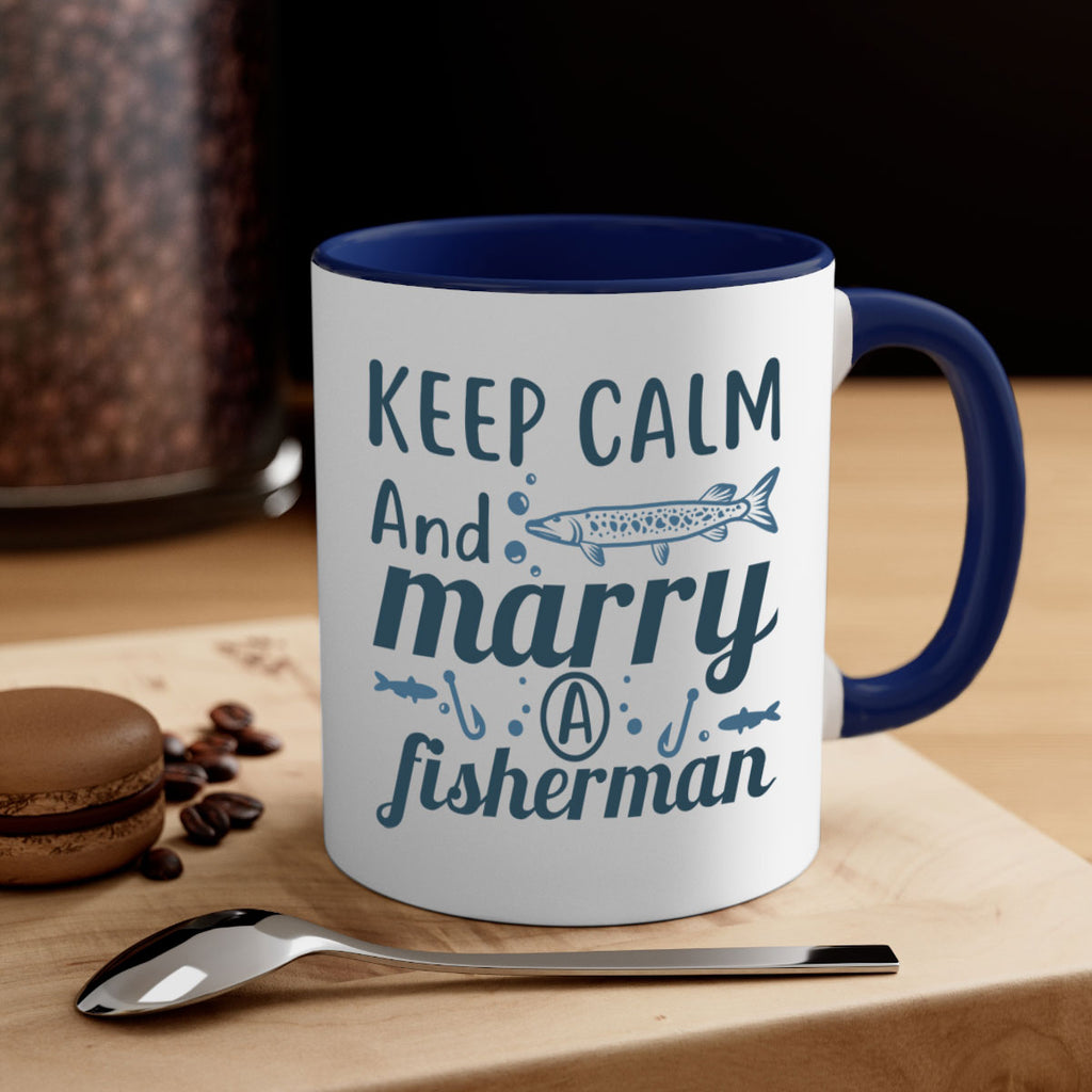 keep calm and merry 66#- fishing-Mug / Coffee Cup