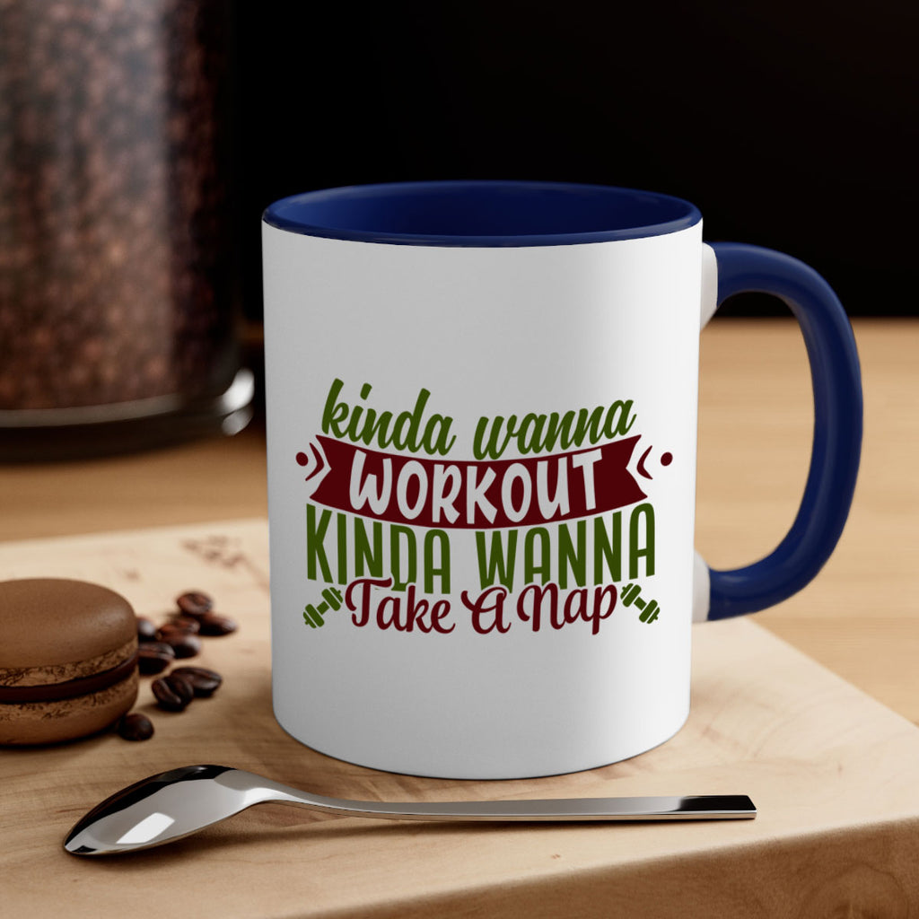 kinda wanna workout kinda wanna take a nap 34#- gym-Mug / Coffee Cup