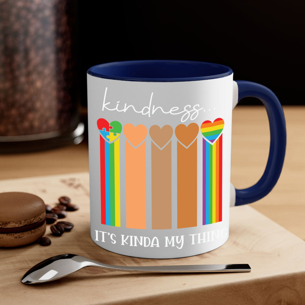 kindness its kinda my thing lgbt 110#- lgbt-Mug / Coffee Cup