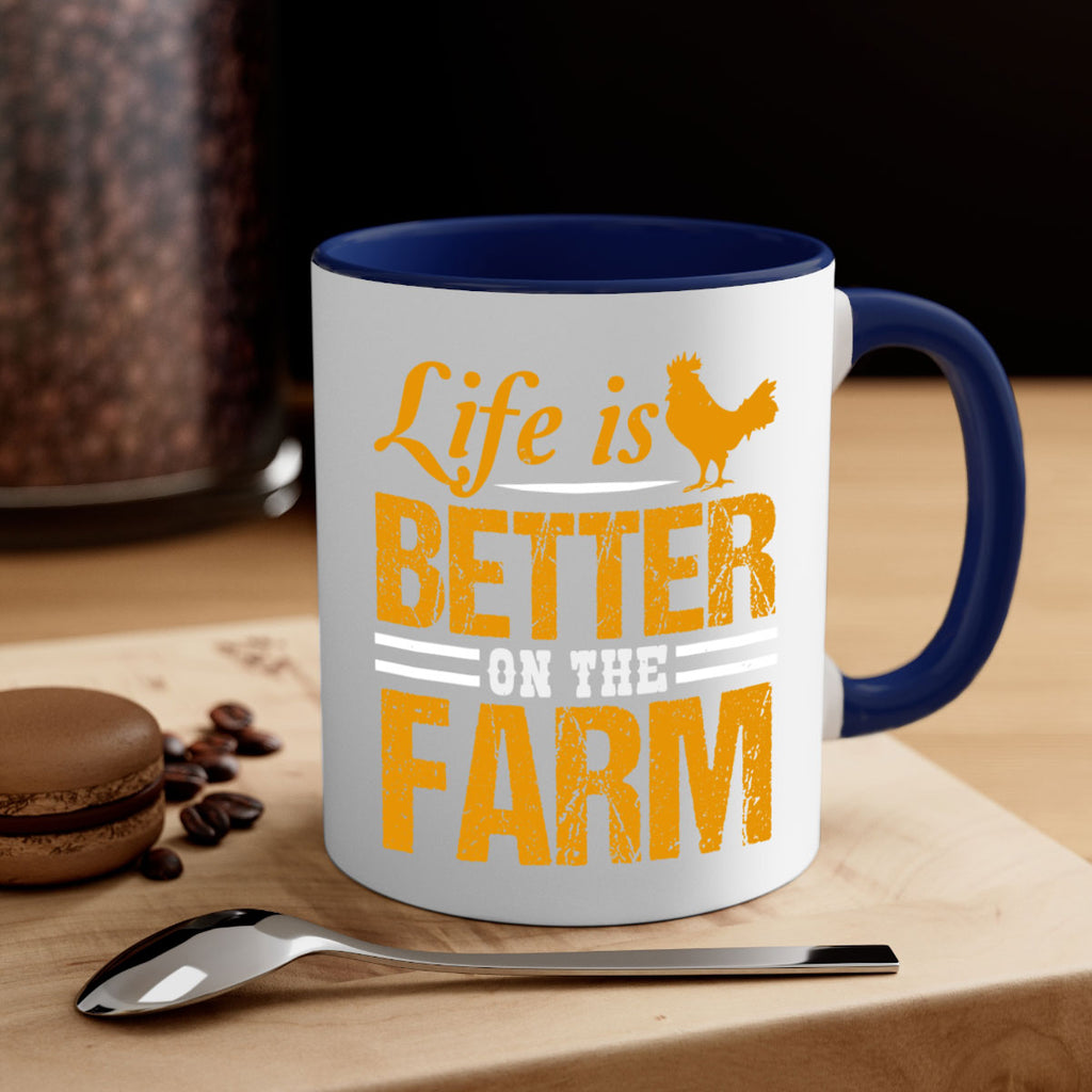 life is better on the farm 44#- Farm and garden-Mug / Coffee Cup