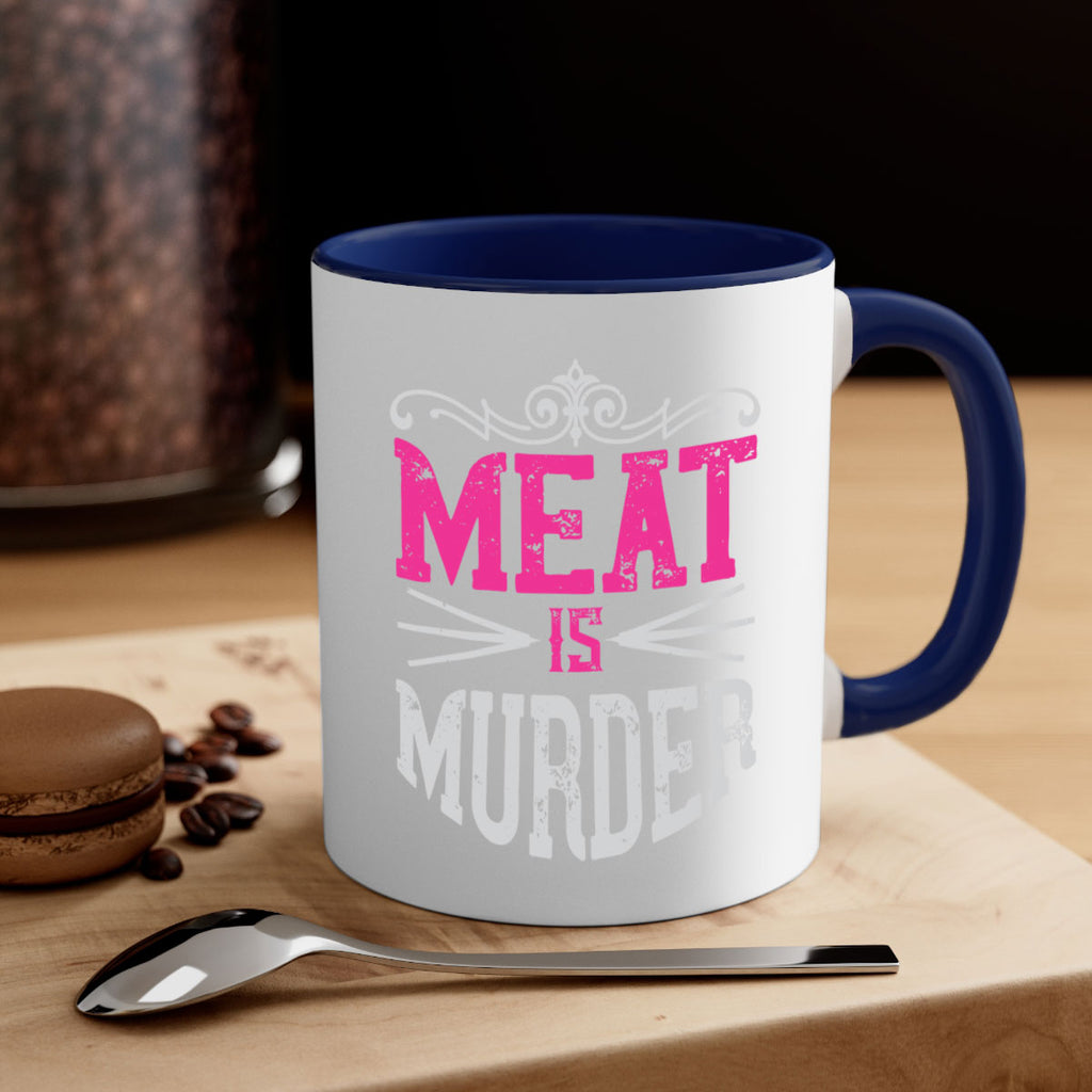 meat is murder 121#- vegan-Mug / Coffee Cup