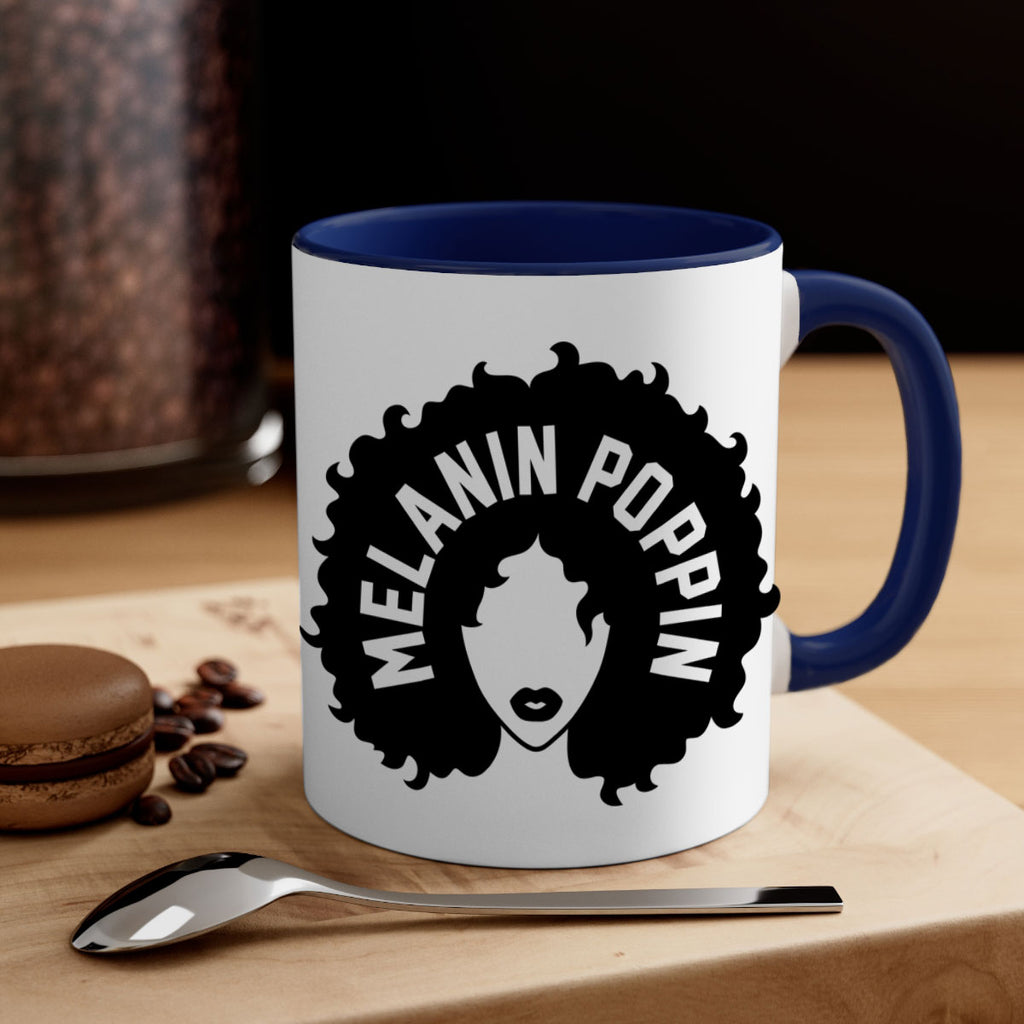melanin poppin 85#- black words - phrases-Mug / Coffee Cup