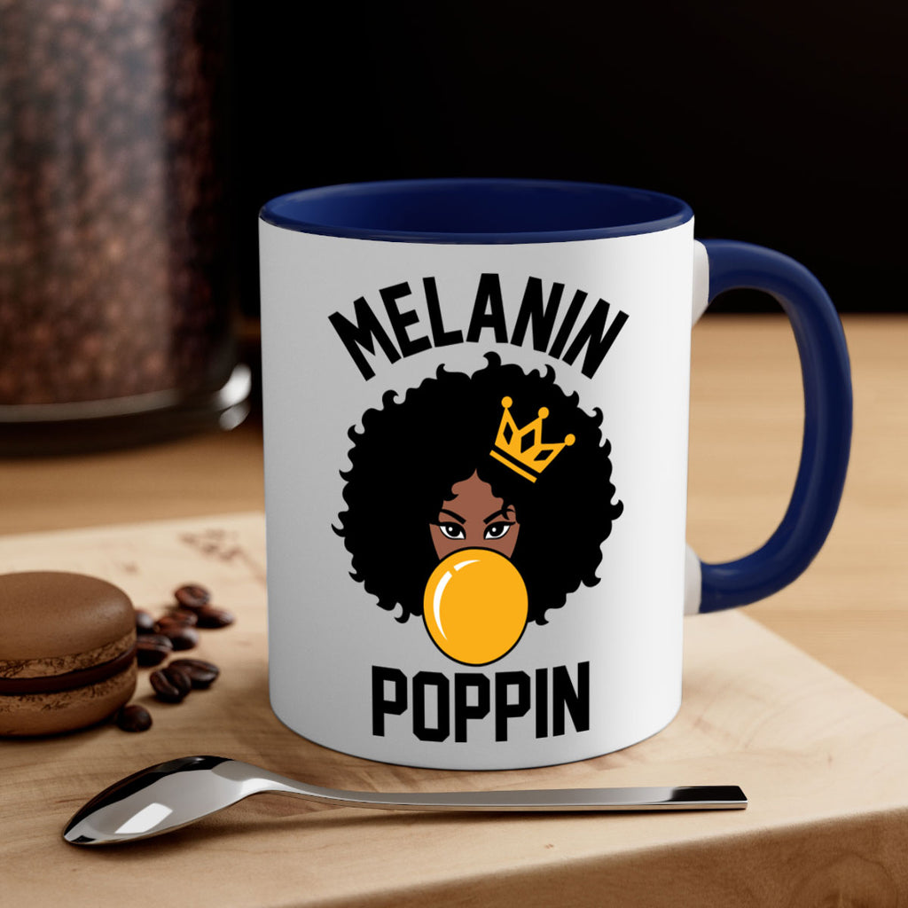 melanin poppin afro girl 25#- Black women - Girls-Mug / Coffee Cup