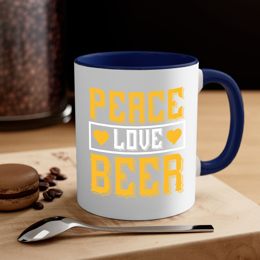 peace love beer 53#- beer-Mug / Coffee Cup