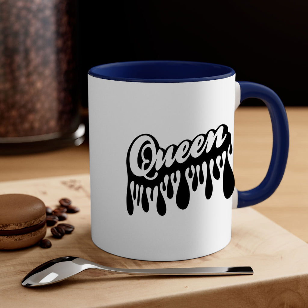 queen- black words - phrases-Mug / Coffee Cup