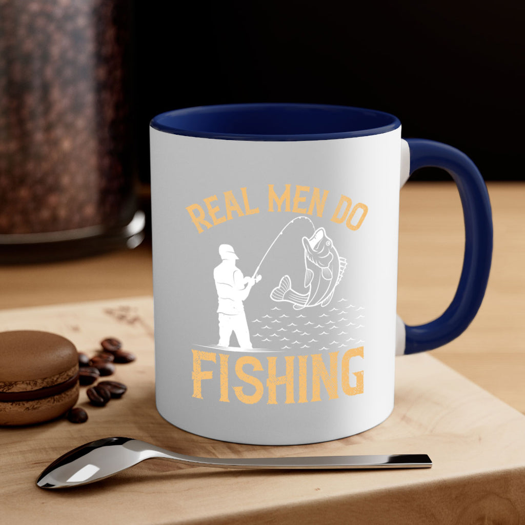 real men do fishing 240#- fishing-Mug / Coffee Cup