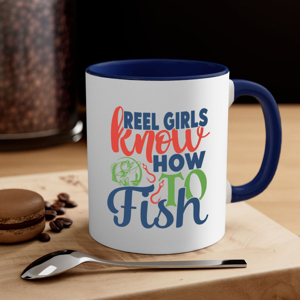 reel girls know how to fish 197#- fishing-Mug / Coffee Cup
