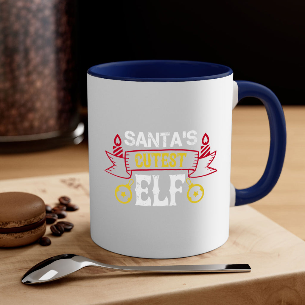santa’s cutest elf 363#- christmas-Mug / Coffee Cup