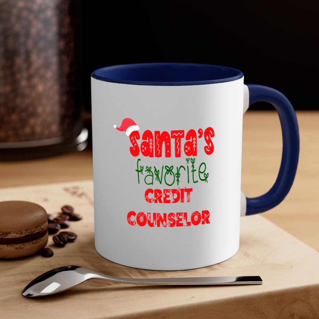 santas favorite credit counselor style 754#- christmas-Mug / Coffee Cup