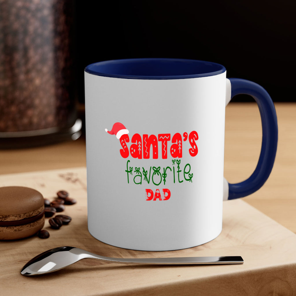 santas favorite dad style 763#- christmas-Mug / Coffee Cup