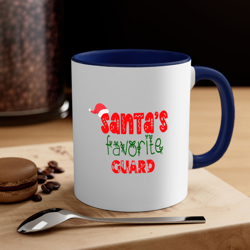 santas favorite guard style 858#- christmas-Mug / Coffee Cup