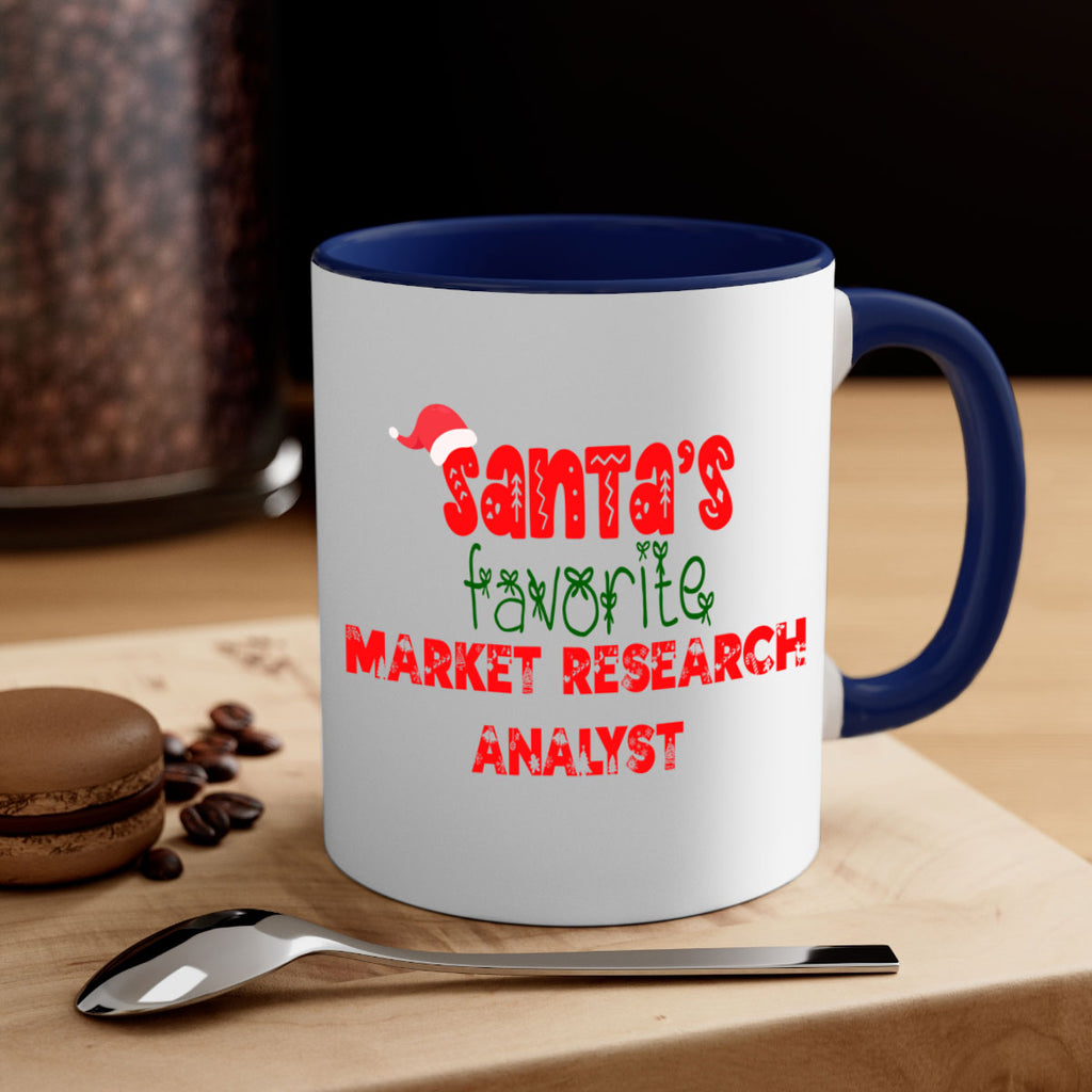 santas favorite market research analyst style 939#- christmas-Mug / Coffee Cup