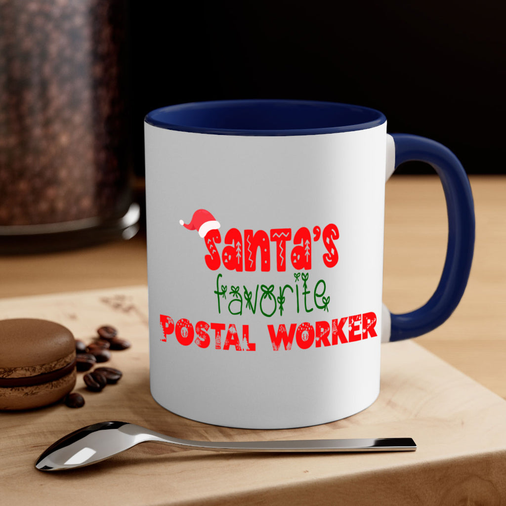 santas favorite postal worker style 1031#- christmas-Mug / Coffee Cup
