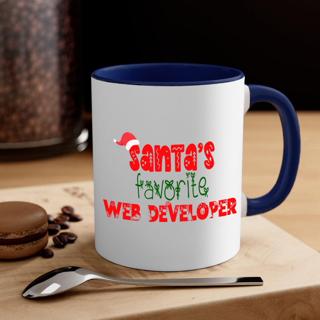 santas favorite web developer style 1154#- christmas-Mug / Coffee Cup