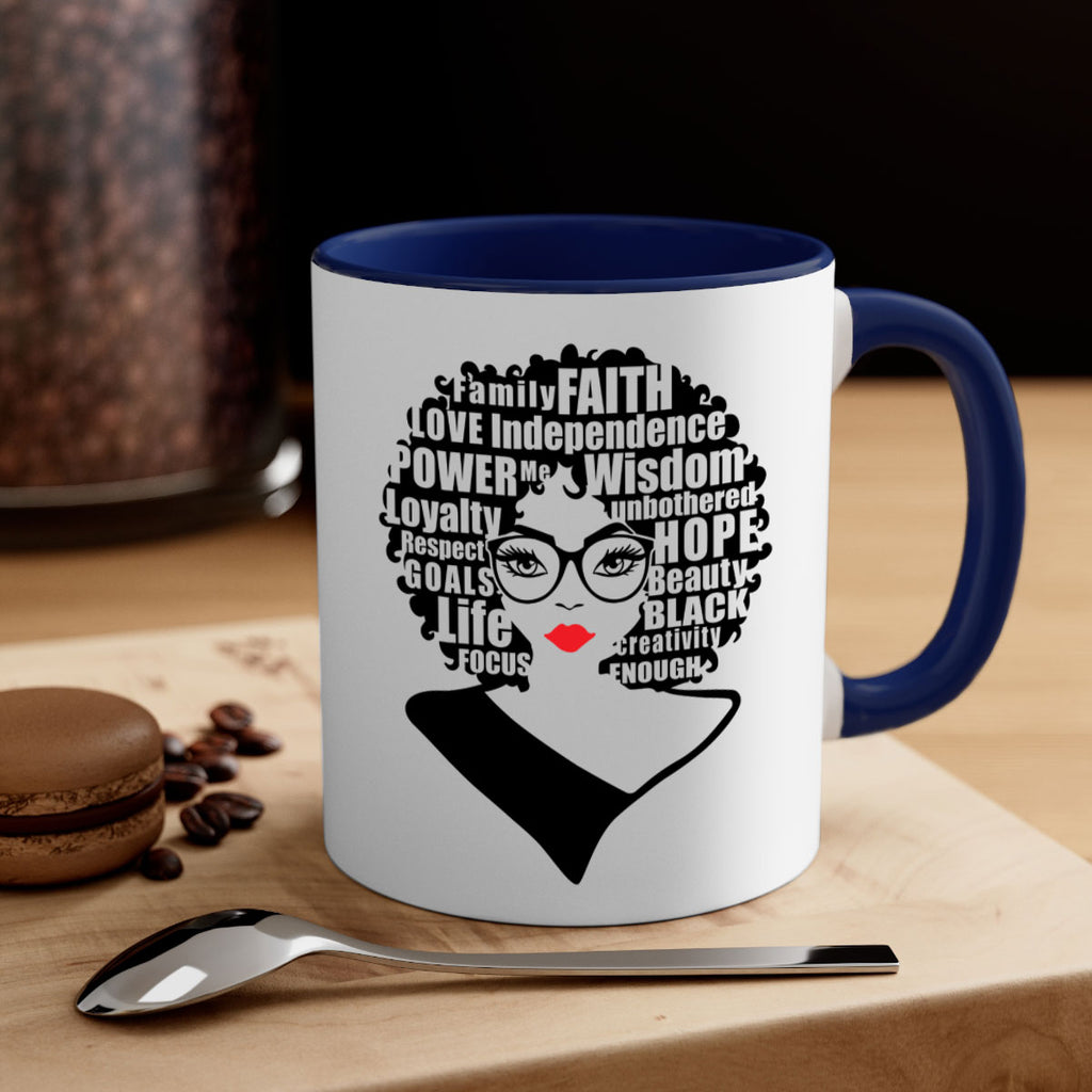 she is unique 16#- Black women - Girls-Mug / Coffee Cup
