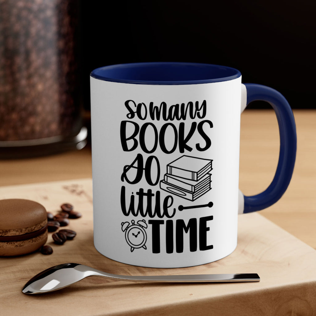 so many books so little time 28#- Reading - Books-Mug / Coffee Cup