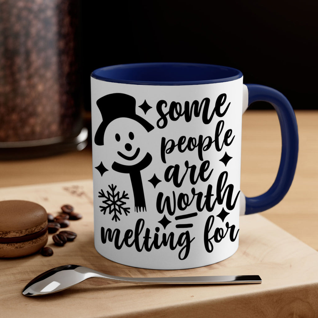 some people are worth melting for style 1181#- christmas-Mug / Coffee Cup