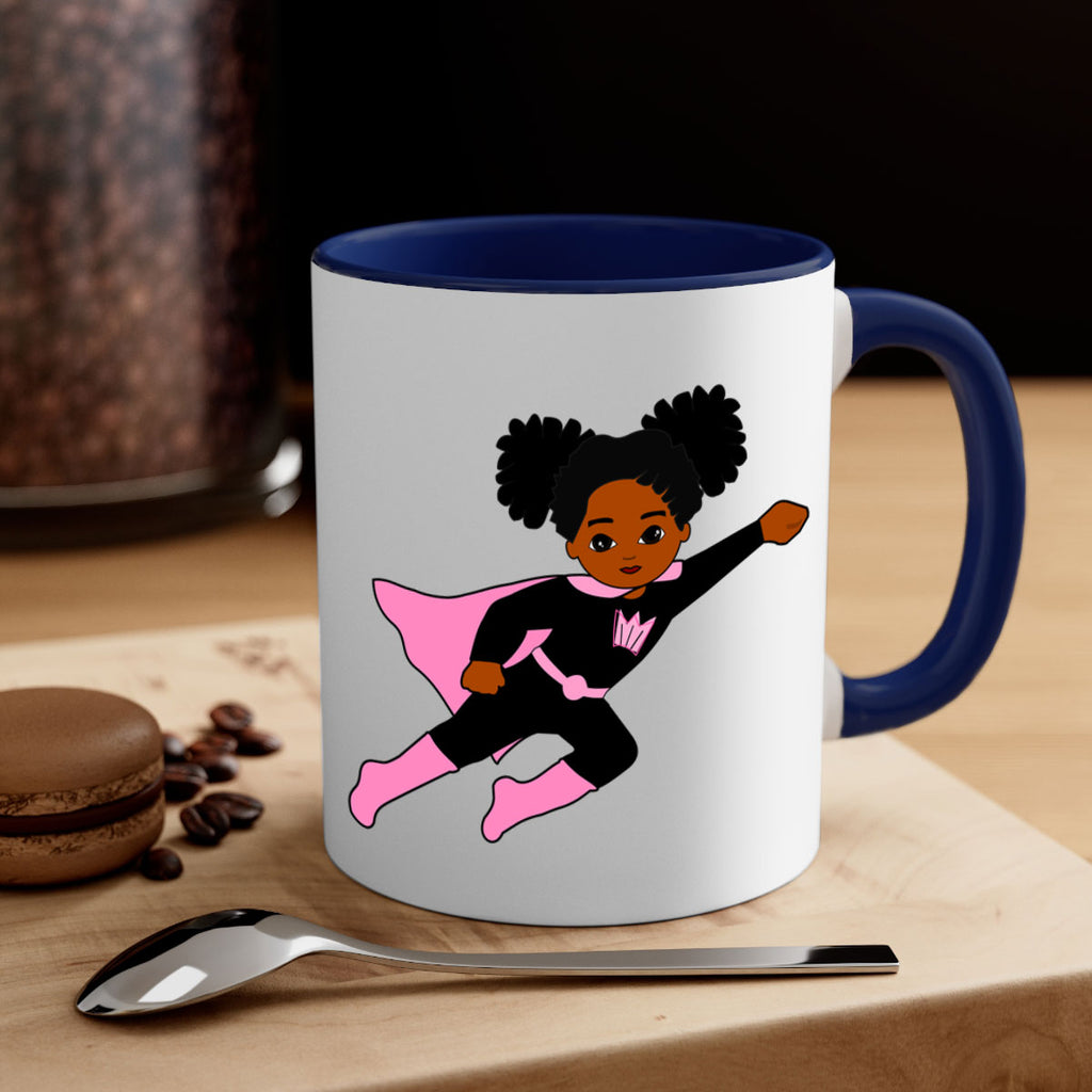 super kids girl 11#- Black women - Girls-Mug / Coffee Cup