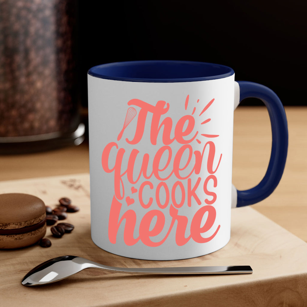 the queen cooks here 9#- kitchen-Mug / Coffee Cup