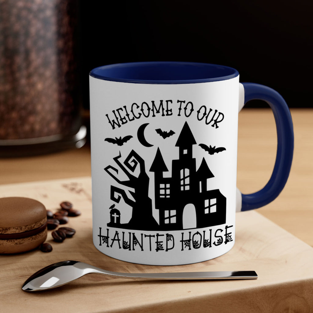 welcome to our haunted house 14#- halloween-Mug / Coffee Cup