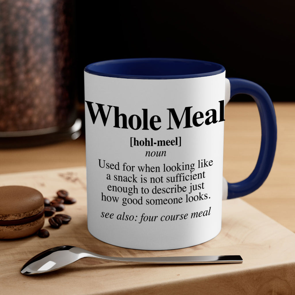 whole meal 10#- black words - phrases-Mug / Coffee Cup