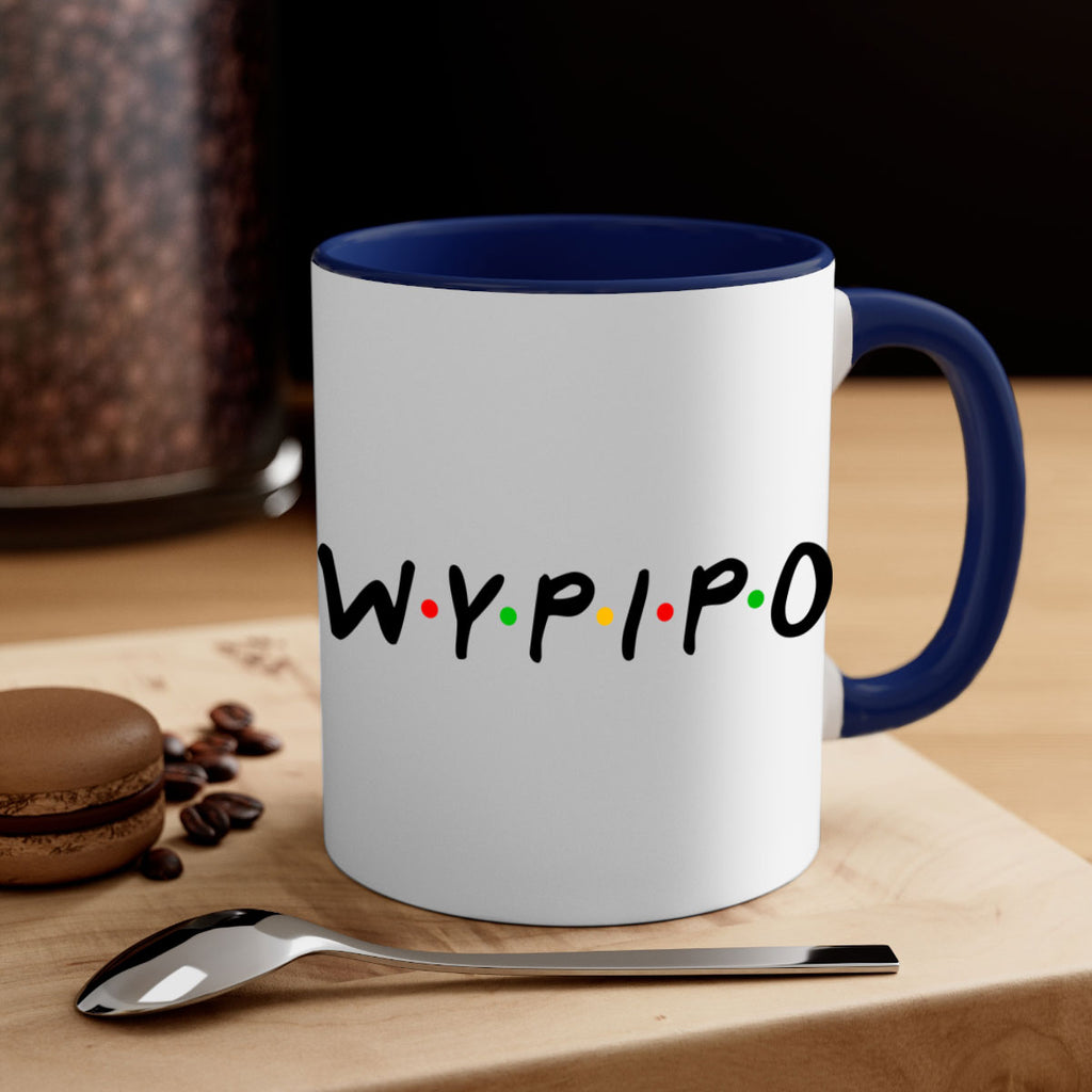 wypipo 7#- black words - phrases-Mug / Coffee Cup