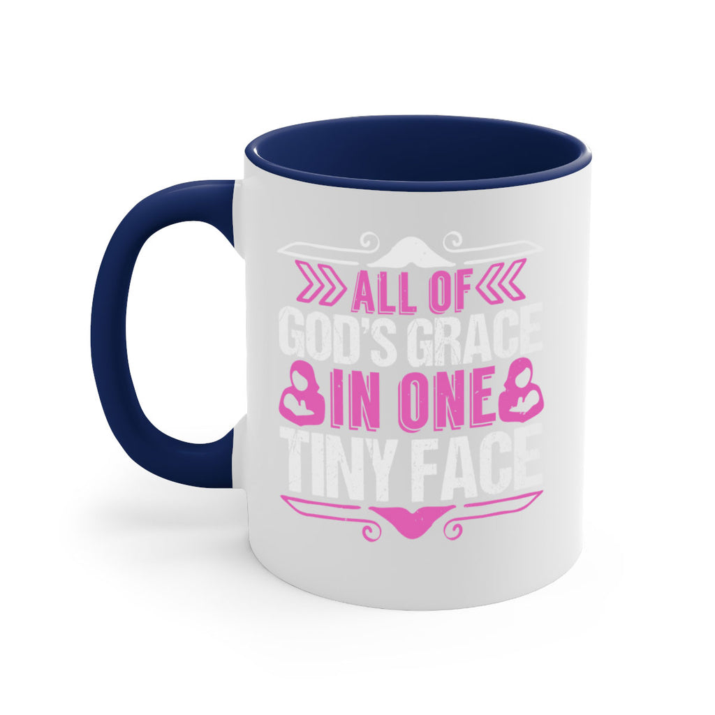 All of Gods Grace in one tiny Face Style 154#- baby2-Mug / Coffee Cup