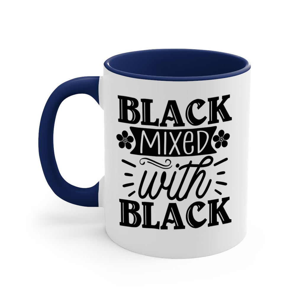Black mixed with black Style 56#- Black women - Girls-Mug / Coffee Cup