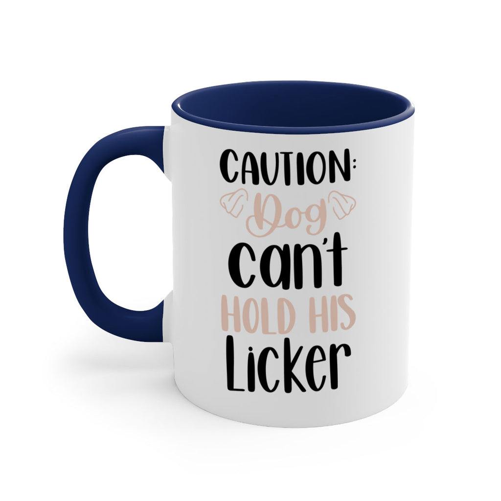 Caution Dog Cant Hold Style 31#- Dog-Mug / Coffee Cup