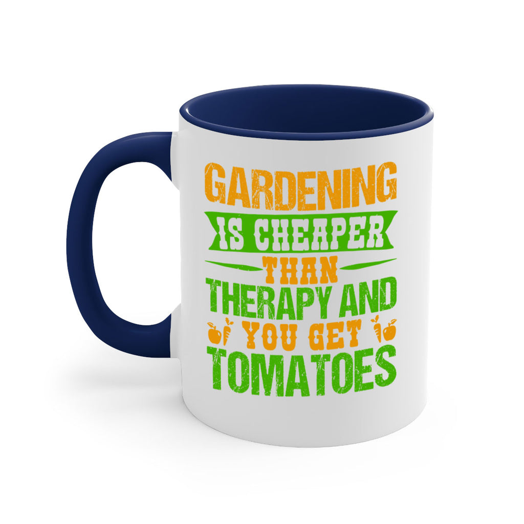 Gardening is cheaper than therapy 63#- Farm and garden-Mug / Coffee Cup