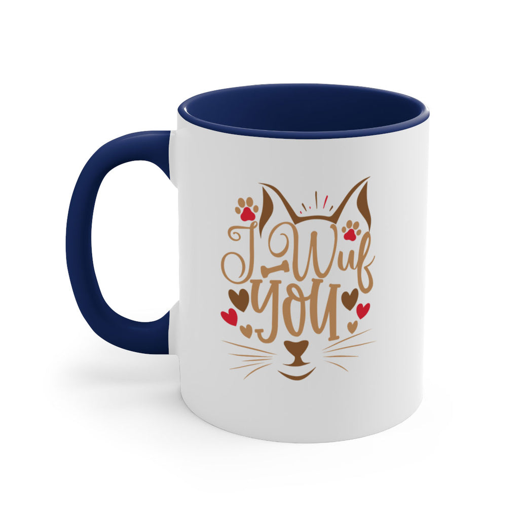 I Wuf You Style 16#- cat-Mug / Coffee Cup