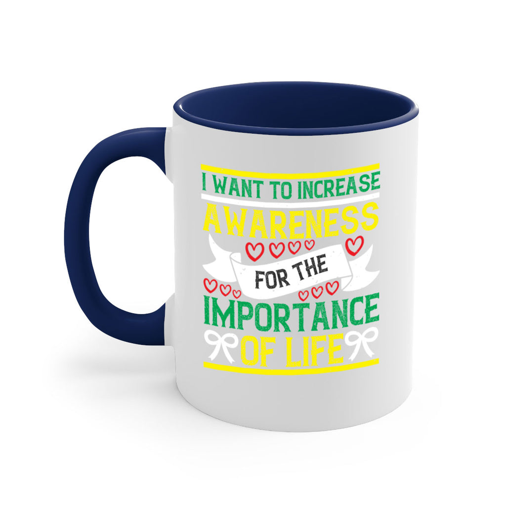 I want to increase awareness for the importance of life Style 44#- Self awareness-Mug / Coffee Cup