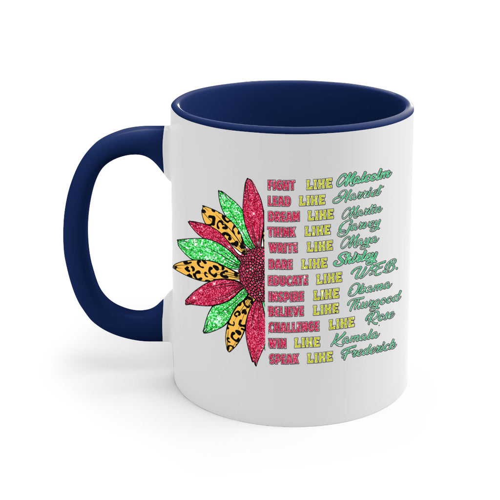 Juneteenth Sunflower Design 17#- juneteenth-Mug / Coffee Cup
